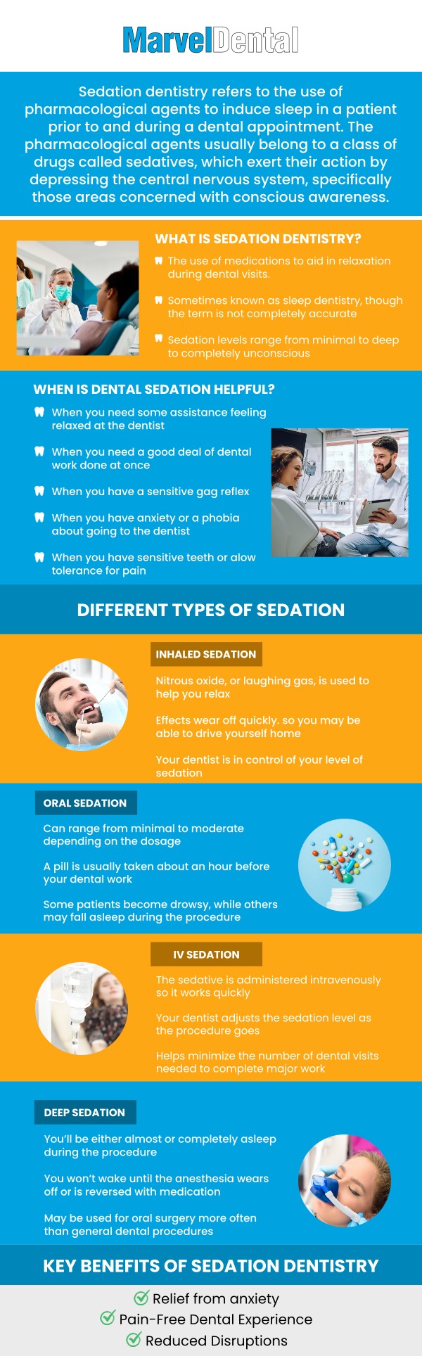 Sedation dentistry involves the use of medications to help patients relax and feel comfortable during dental procedures. At Marvel Dental Practice, Dr. Anna Gazu, DMD, offers a range of sedation options tailored to your needs, whether you're anxious about visiting the dentist or need a more complex treatment. With sedation dentistry, we aim to make your dental experience stress-free and ensure you receive the highest level of care with minimal discomfort. For more information, contact us today or schedule an appointment online. Our dental practice is conveniently located at 1113 Main Avenue, Suite A, Clifton, NJ 07011. Sedation dentistry involves the use of medications to help patients relax and feel comfortable during dental procedures. At Marvel Dental Practice, Dr. Anna Gazu, DMD, offers a range of sedation options tailored to your needs, whether you're anxious about visiting the dentist or need a more complex treatment. With sedation dentistry, we aim to make your dental experience stress-free and ensure you receive the highest level of care with minimal discomfort. For more information, contact us today or schedule an appointment online. Our dental practice is conveniently located at 1113 Main Avenue, Suite A, Clifton, NJ 07011.