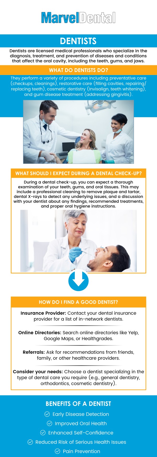 If you're looking for a compassionate and experienced dentist accepting new patients, Dr. Anna Gazu DMD, at Marvel Dental Practice is here to help. Our team offers comprehensive dental care for individuals and families, from routine cleanings and exams to more advanced procedures like fillings, crowns, and cosmetic treatments. We focus on providing a comfortable, welcoming environment where new patients can feel at ease while receiving high-quality care tailored to their needs. For more information, contact us today or book an appointment online now! We are conveniently located at 1113 Main Avenue, Suite A, Clifton, NJ 07011.